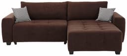 Home affaire Ecksofa Bella L-Form | Braun