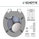 Schütte WC-Sitz GREY STONES | Mehrfarbig 4