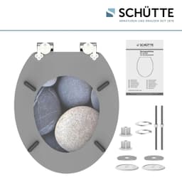 Schütte WC-Sitz GREY STONES | Mehrfarbig