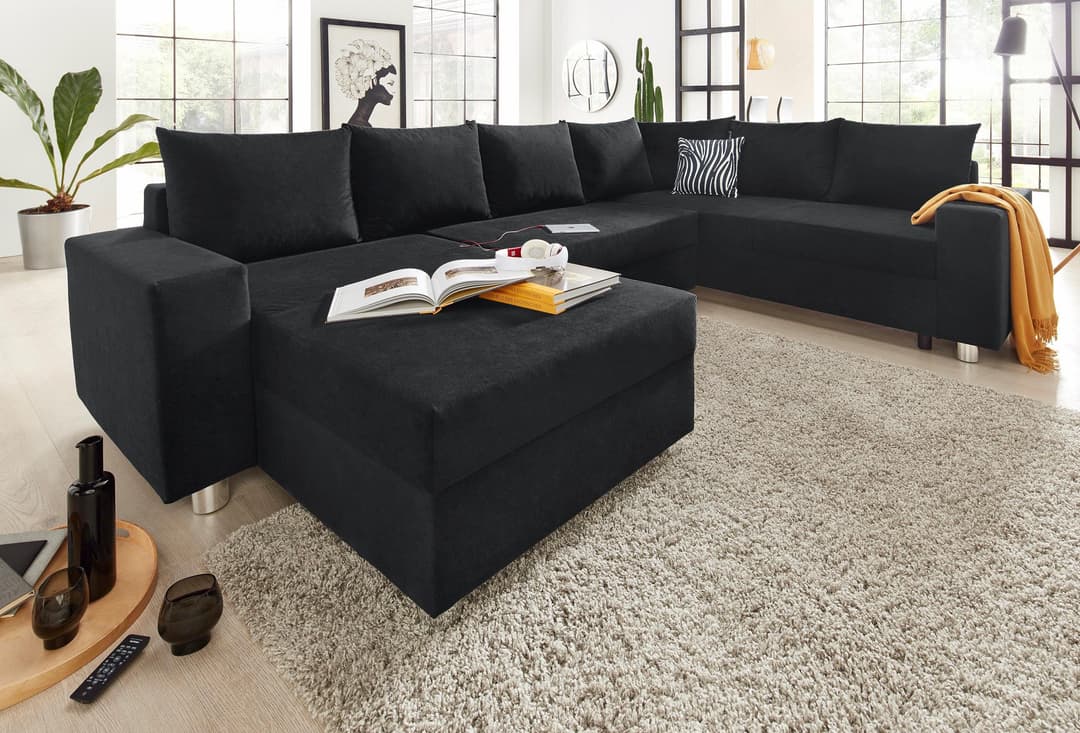 COLLECTION AB Wohnlandschaft Paris | Schwarz