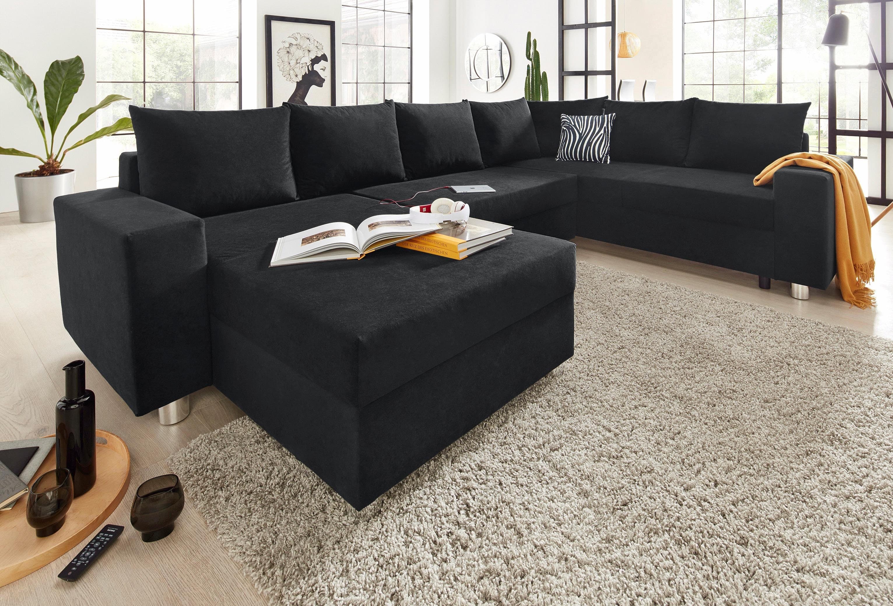 COLLECTION AB Wohnlandschaft Paris | Schwarz