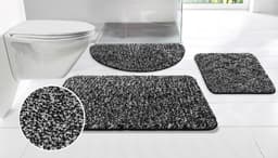 OTTO home Badematte Vanessa meliert | Schwarz