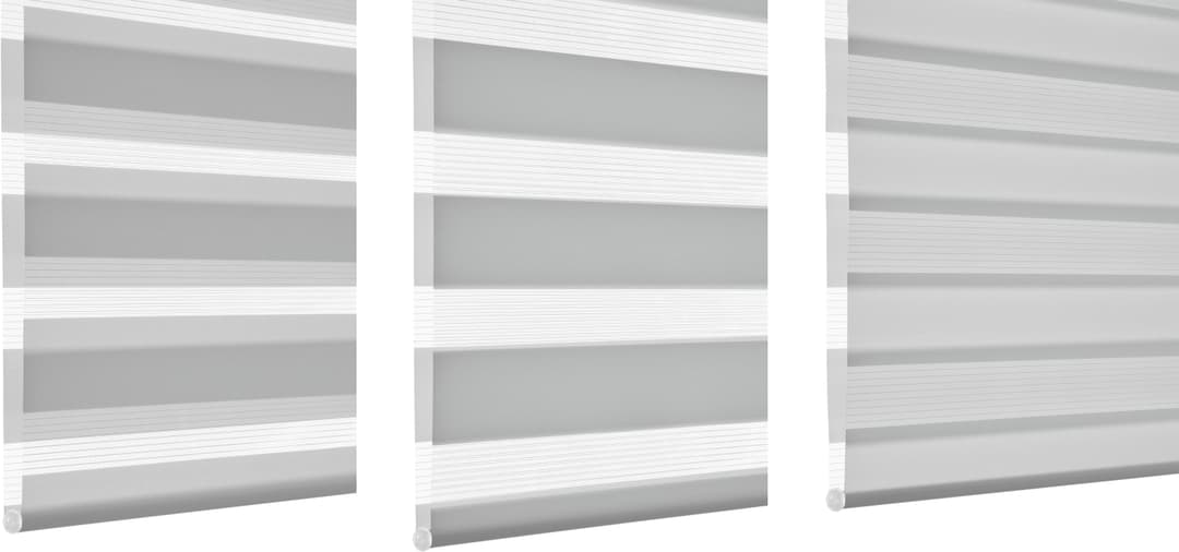 Doppelrollo Duo Klemmrollo | Grau