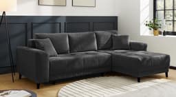 Jockenhöfer Gruppe Ecksofa Beverly L-Form | Grau