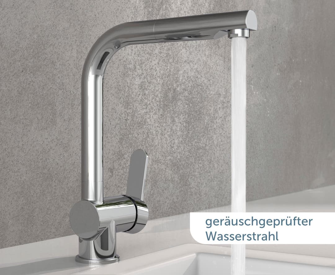 Schütte LONDON Spültischarmatur | Silber