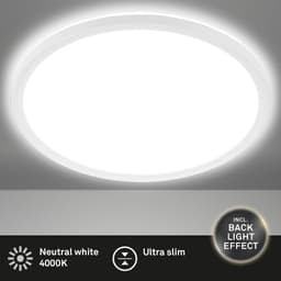 Briloner Leuchten LED Deckenleuchte 7157416 SLIM | Weiß