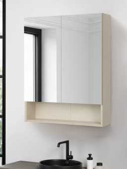 welltime Spiegelschrank Florenz | Beige