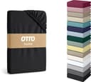 OTTO home Spannbettlaken Physalis Topper COMFORT | Schwarz