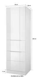 KOCHSTATION Seitenschrank KS-Brindisi | Schwarz 5