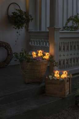 Konstsmide LED-Lichterkette Schweine | Pink