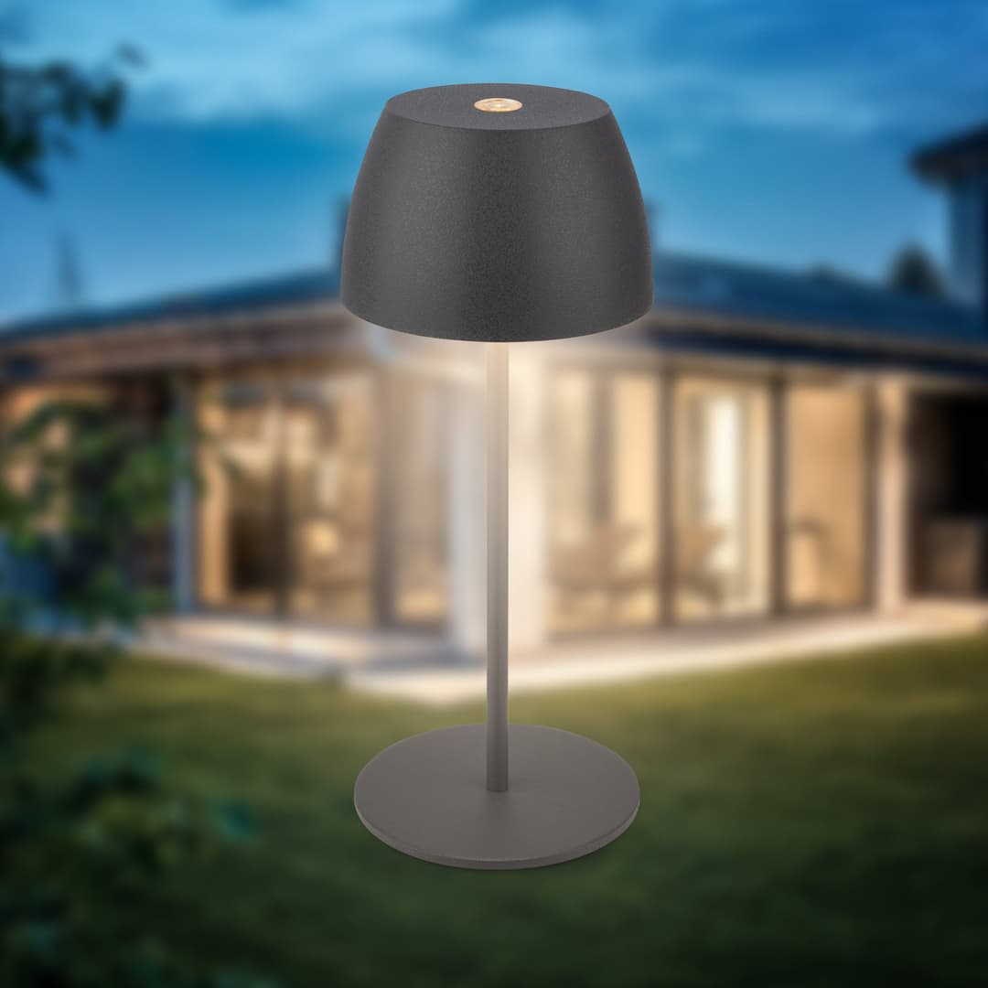B.K.Licht BK_TL1606 Mini Tischleuchte | Schwarz