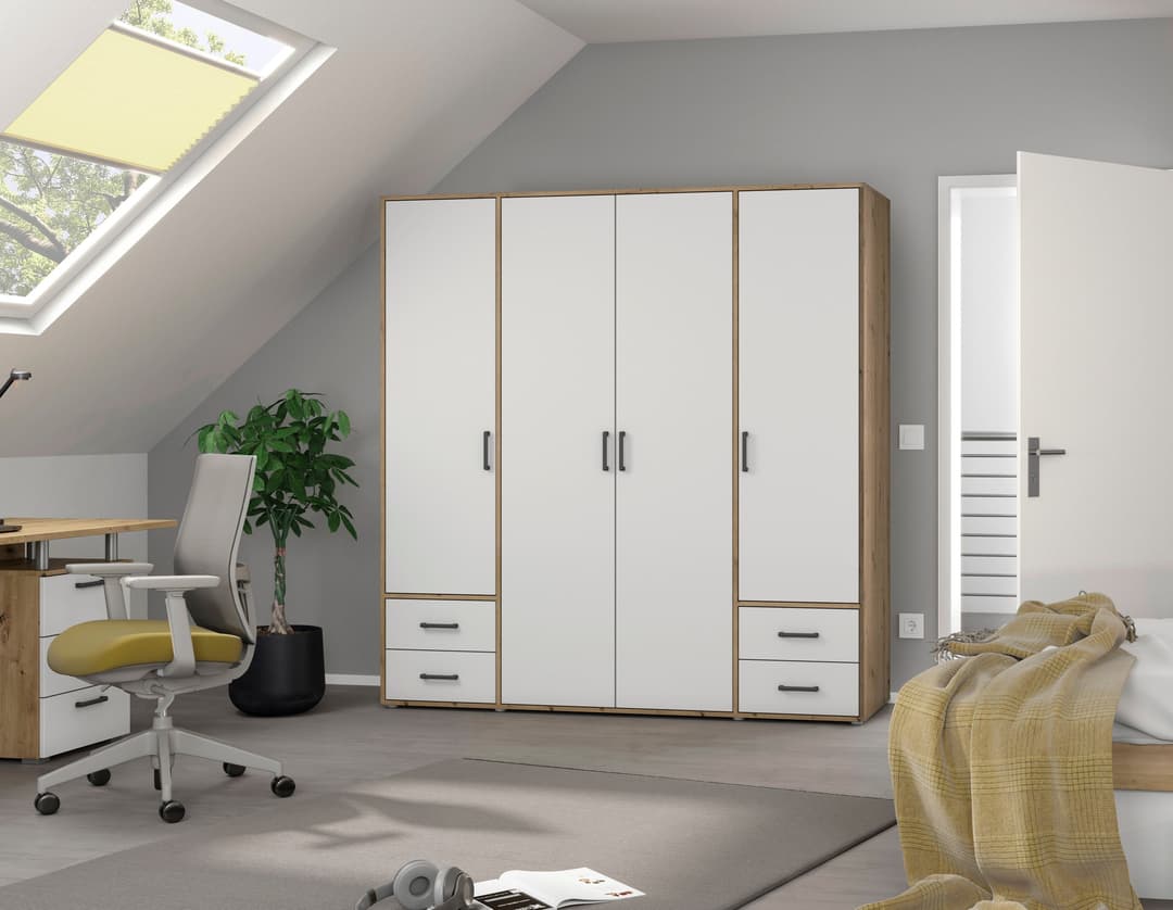 rauch Drehtürenschrank VOYAGER | Holztöne