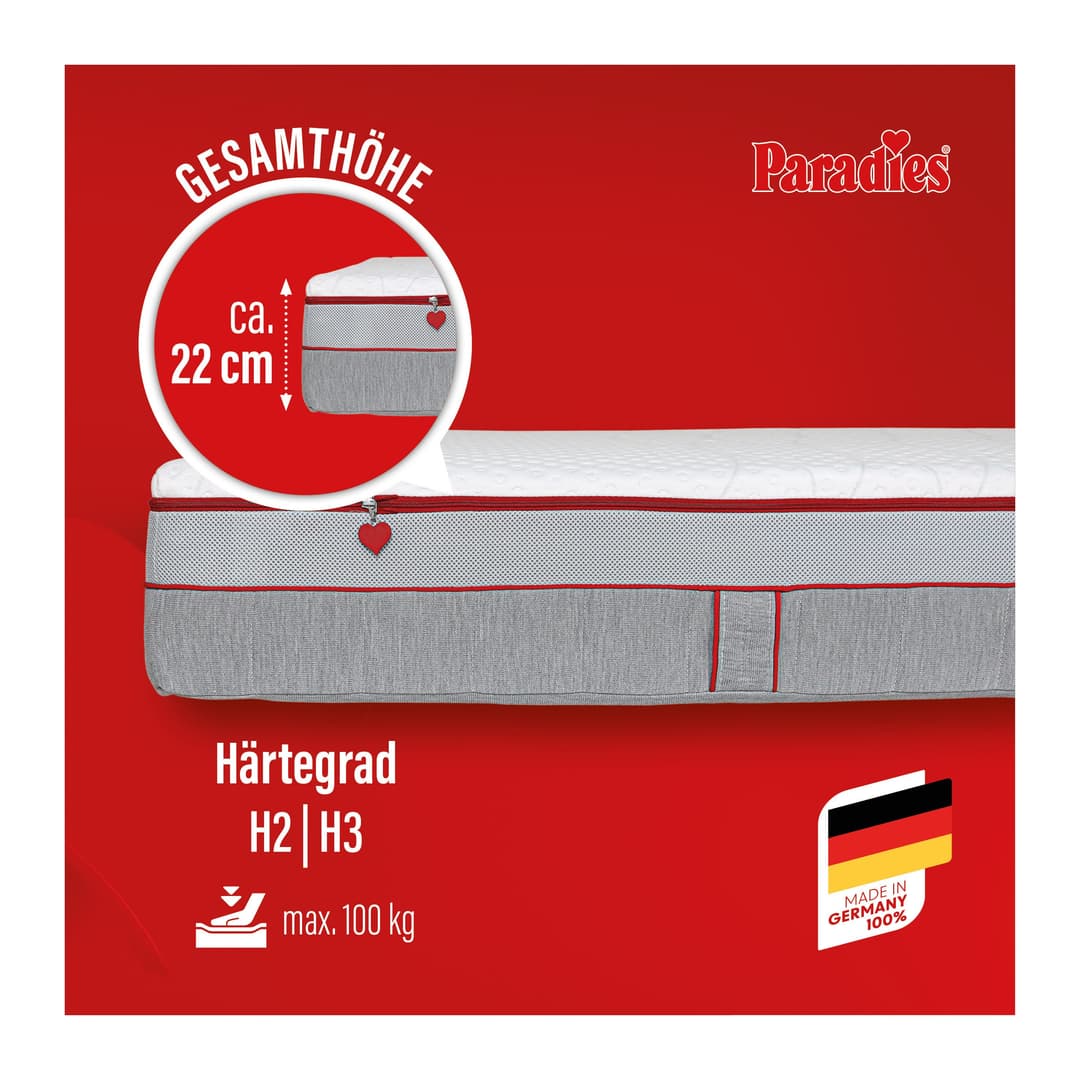 Paradies Perfekta KS Kaltschaummatratze | Weiß