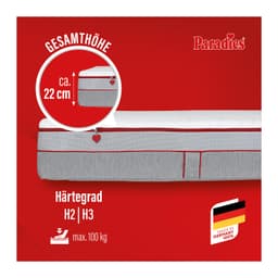 Paradies Perfekta KS Kaltschaummatratze | Weiß