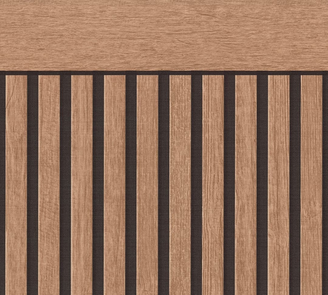 living walls Vliestapete Wallpanel Tapete Wandpaneele | Braun