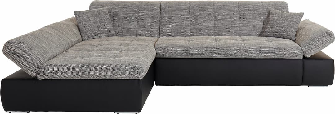 DOMO collection Ecksofa Moric | Grau