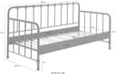 Vipack Jugendbett Bronxx Daybett | Schwarz 4