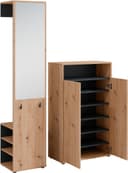 byLIVING Garderoben-Set Lyon | Holztöne 5