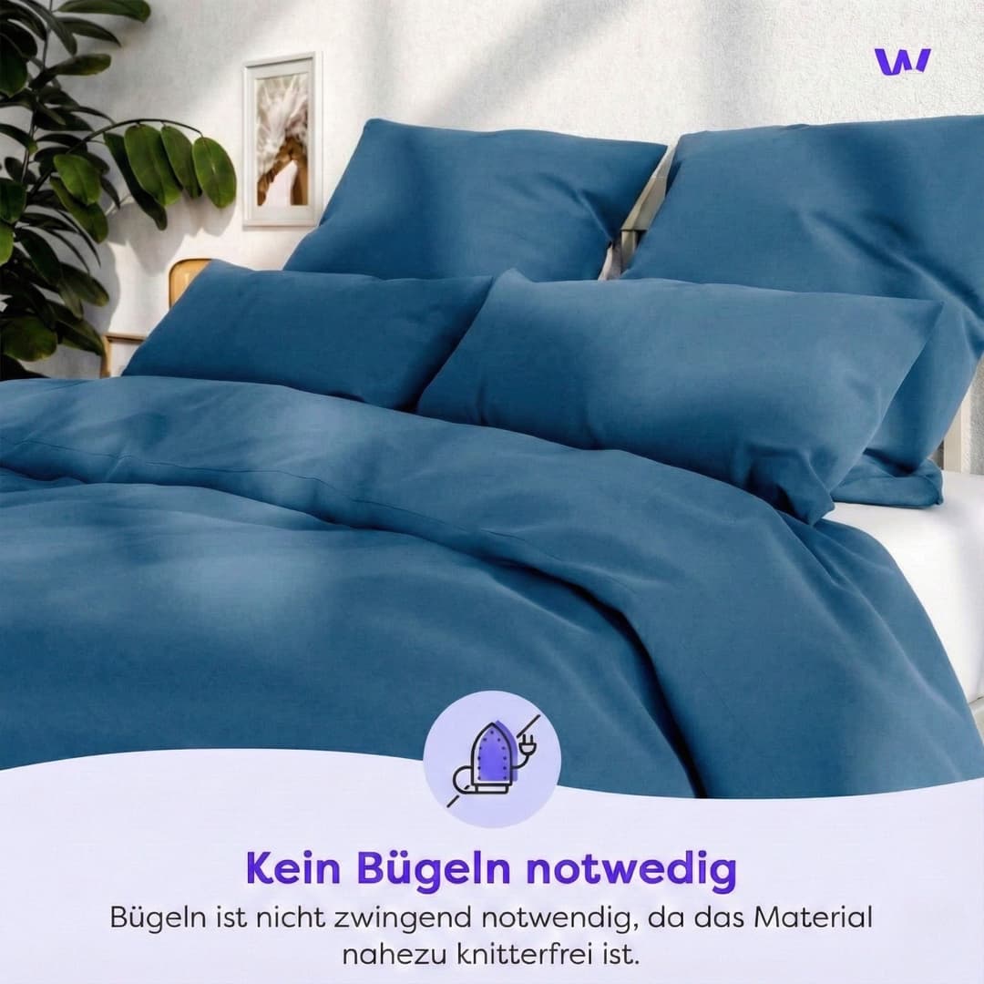 Wolkenfeld Kissenbezug | Blau