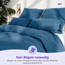 Wolkenfeld Kissenbezug | Blau