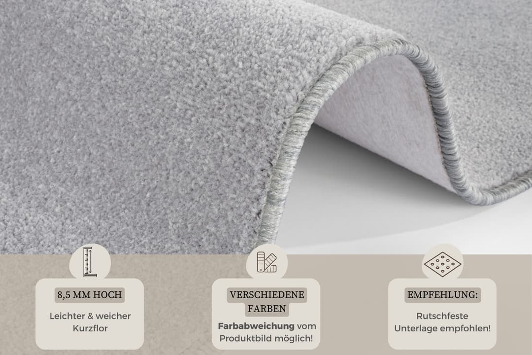 HANSE Home Teppich Shashi | Grau