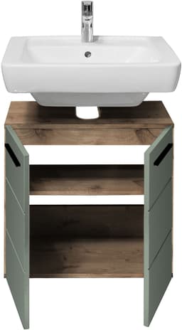 BASIC by Balculina Waschbeckenunterschrank Rom | Grün