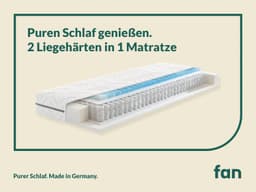 Taschenfederkernmatratze Solina Top T | Weiß