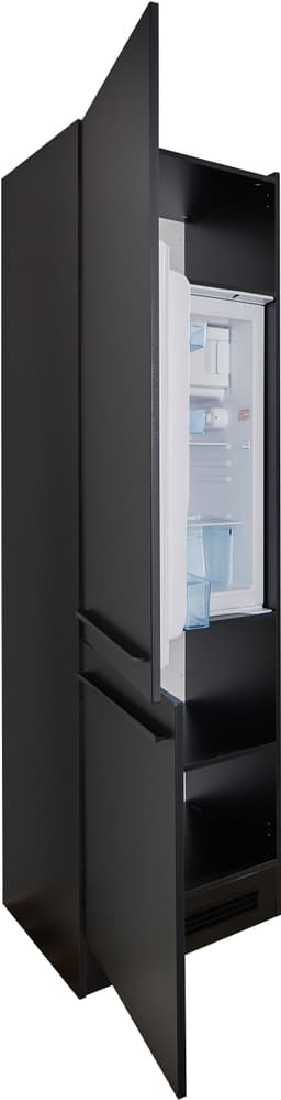 BASIC by Balculina Kühlumbauschrank Jazz 60er | Schwarz