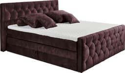 ED EXCITING DESIGN Boxspringbett "Cashfield" | Lila