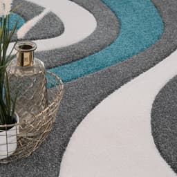 Paco Home Teppich Diamond 760 | Türkis
