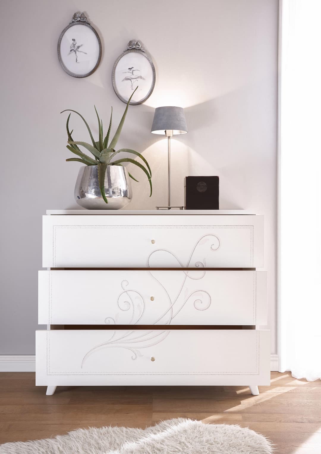 Home affaire Schubkastenkommode Tivoli | Weiß