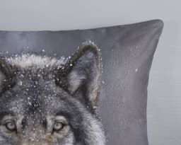 Good morning Wendebettwäsche Wolfie | Grau