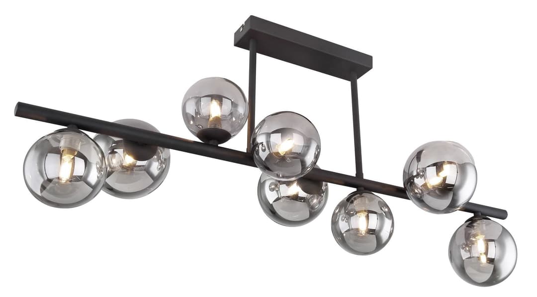 GLOBO LIGHTING LED Deckenleuchte RIHA | Schwarz