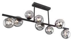 GLOBO LIGHTING LED Deckenleuchte RIHA | Schwarz