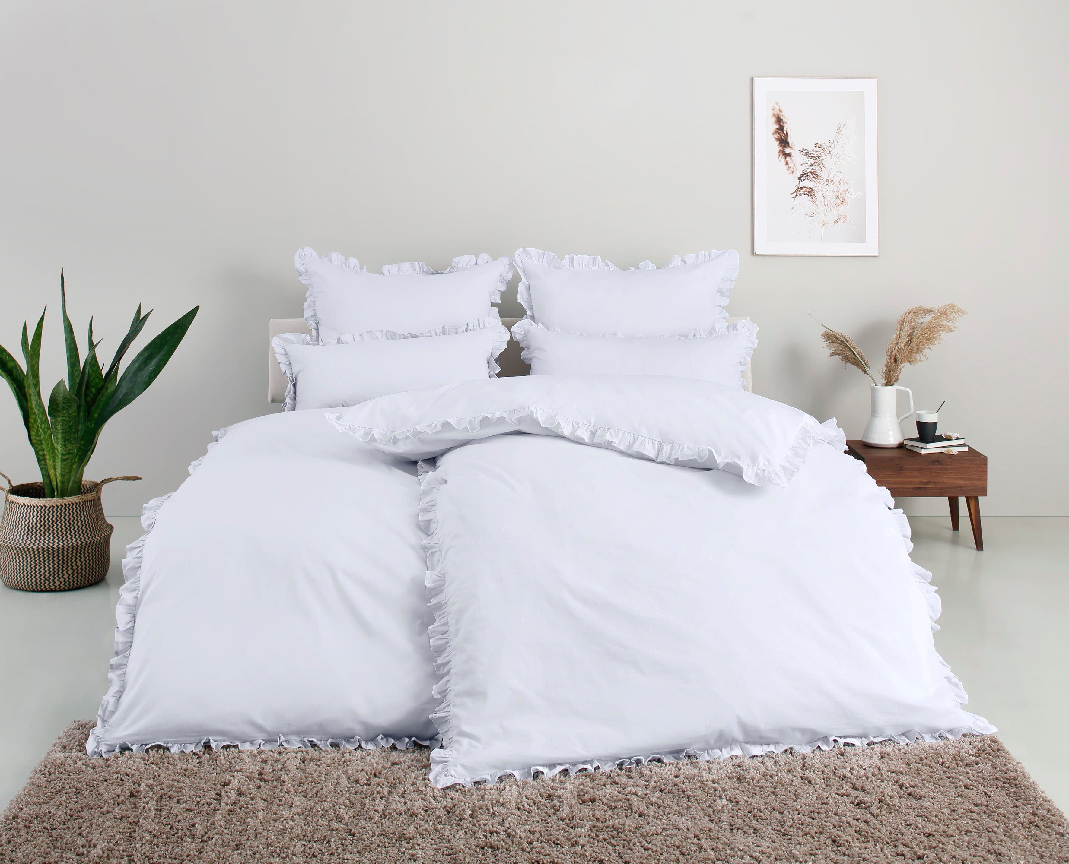 OTTO home Bettwäsche Violetta | Weiß