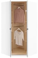 priess Eckkleiderschrank Malaga | Weiß 4