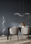 Reality Leuchten LED Pendelleuchte ISABEL | Silber 3