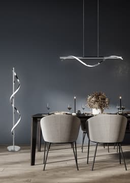 Reality Leuchten LED Pendelleuchte ISABEL | Silber