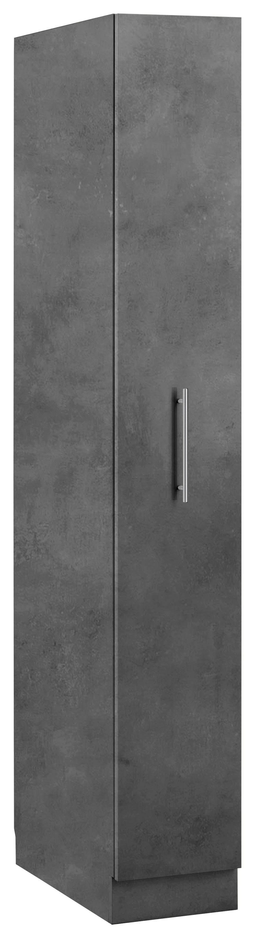 wiho Küchen Apothekerschrank Cali | Grau