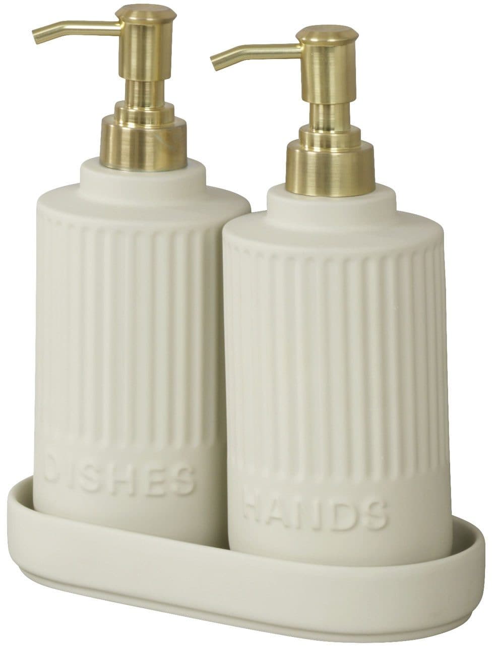 Wenko Heidi Seifenspender Set | Beige