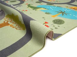 the carpet Teppich Happy Life | Grün