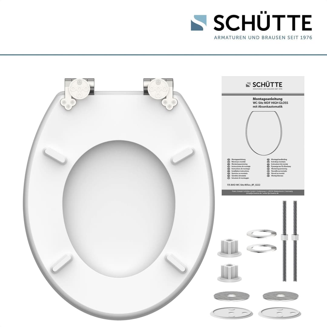Schütte WC-Sitz Flowers&Wood | Mehrfarbig