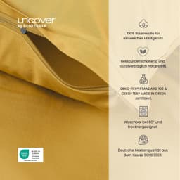 uncover by SCHIESSER Bettwäsche Soho | Gelb
