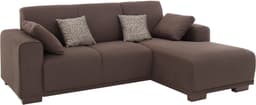 Home affaire Ecksofa BORNHOLM L-Form | Braun