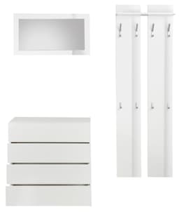borchardt Möbel Garderoben-Set Vaasa 3 | Weiß