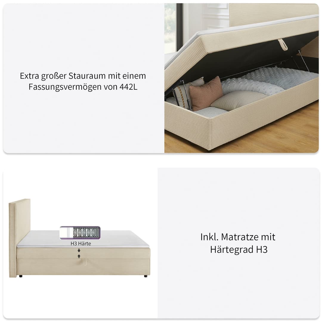 OTTO home Boxbett Eliaas | Beige