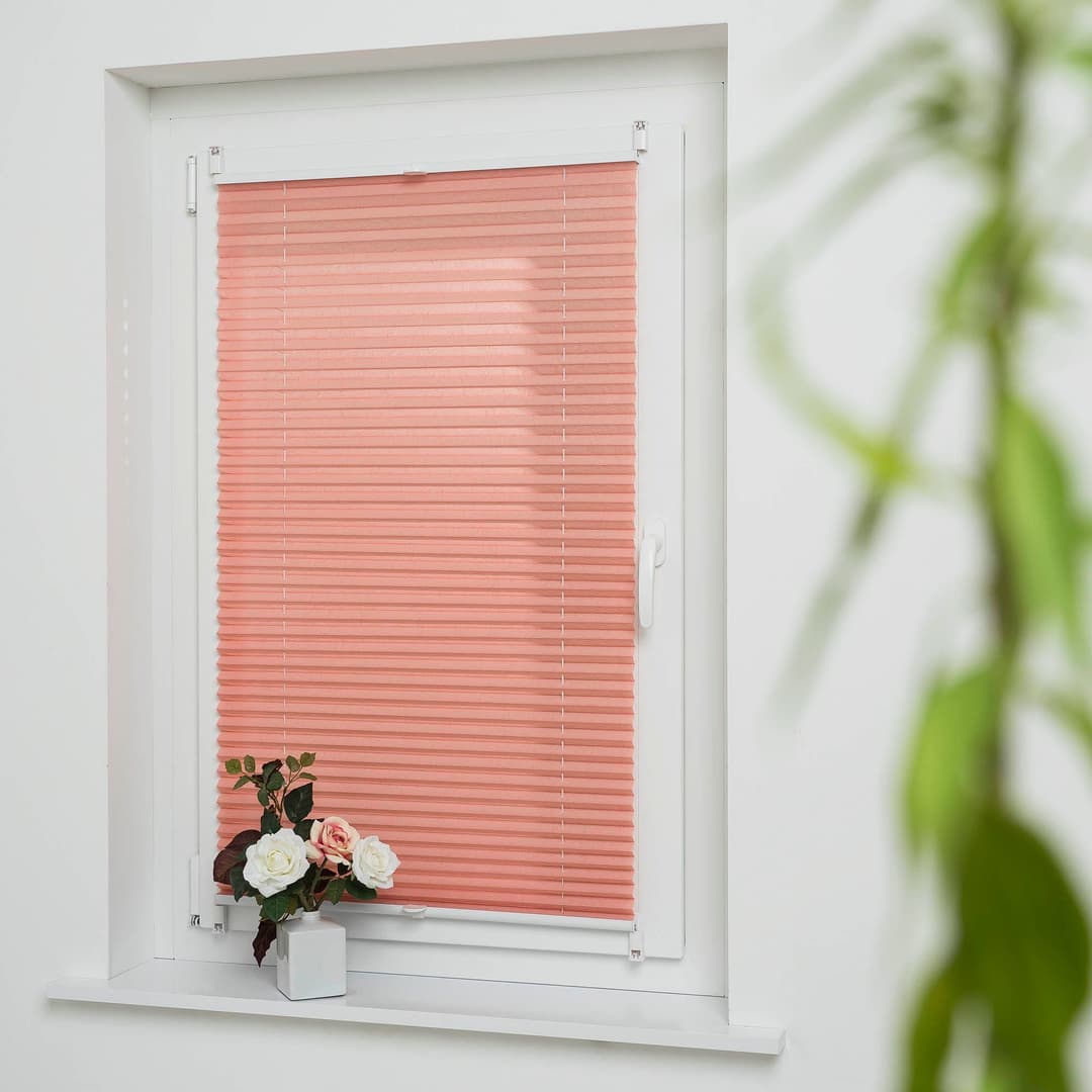 Liedeco Plissee Lachs | Rosa