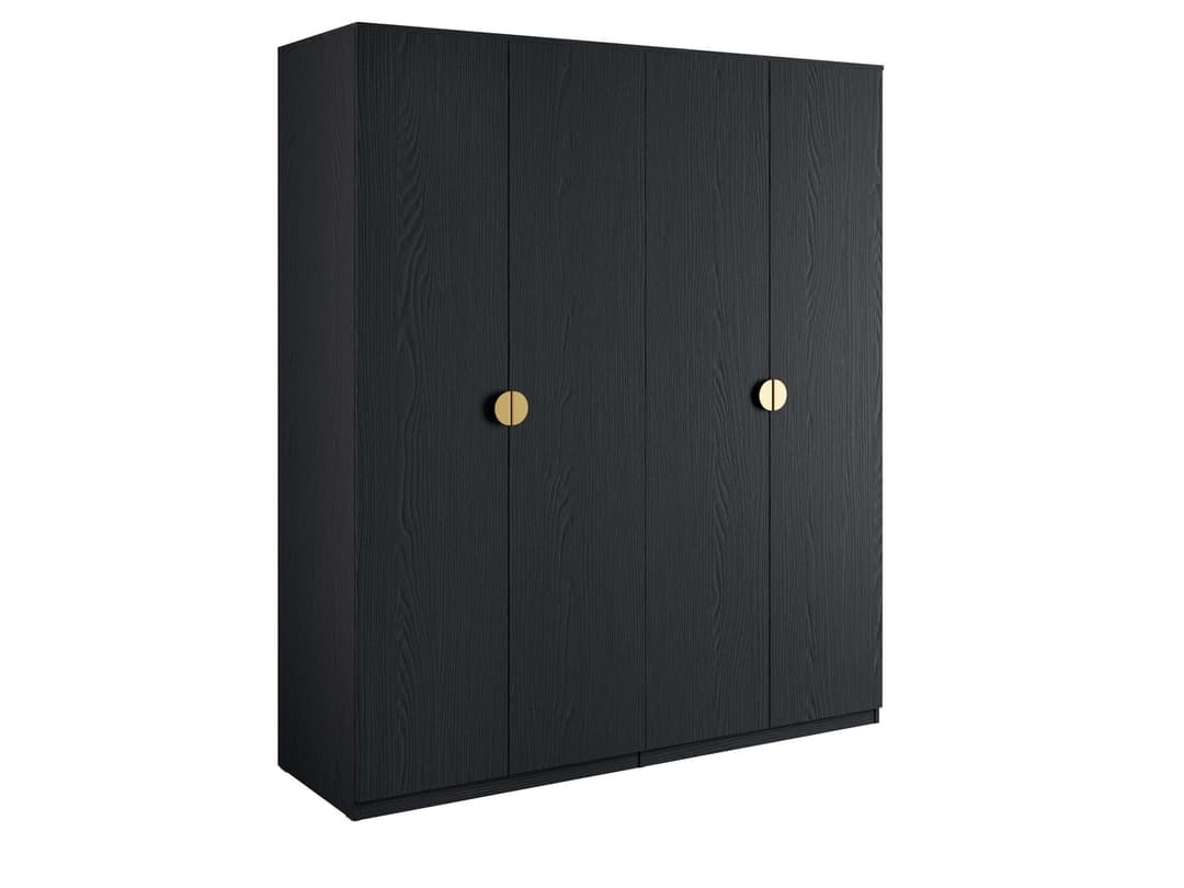 Home affaire Kleiderschrank BELLOT | Schwarz