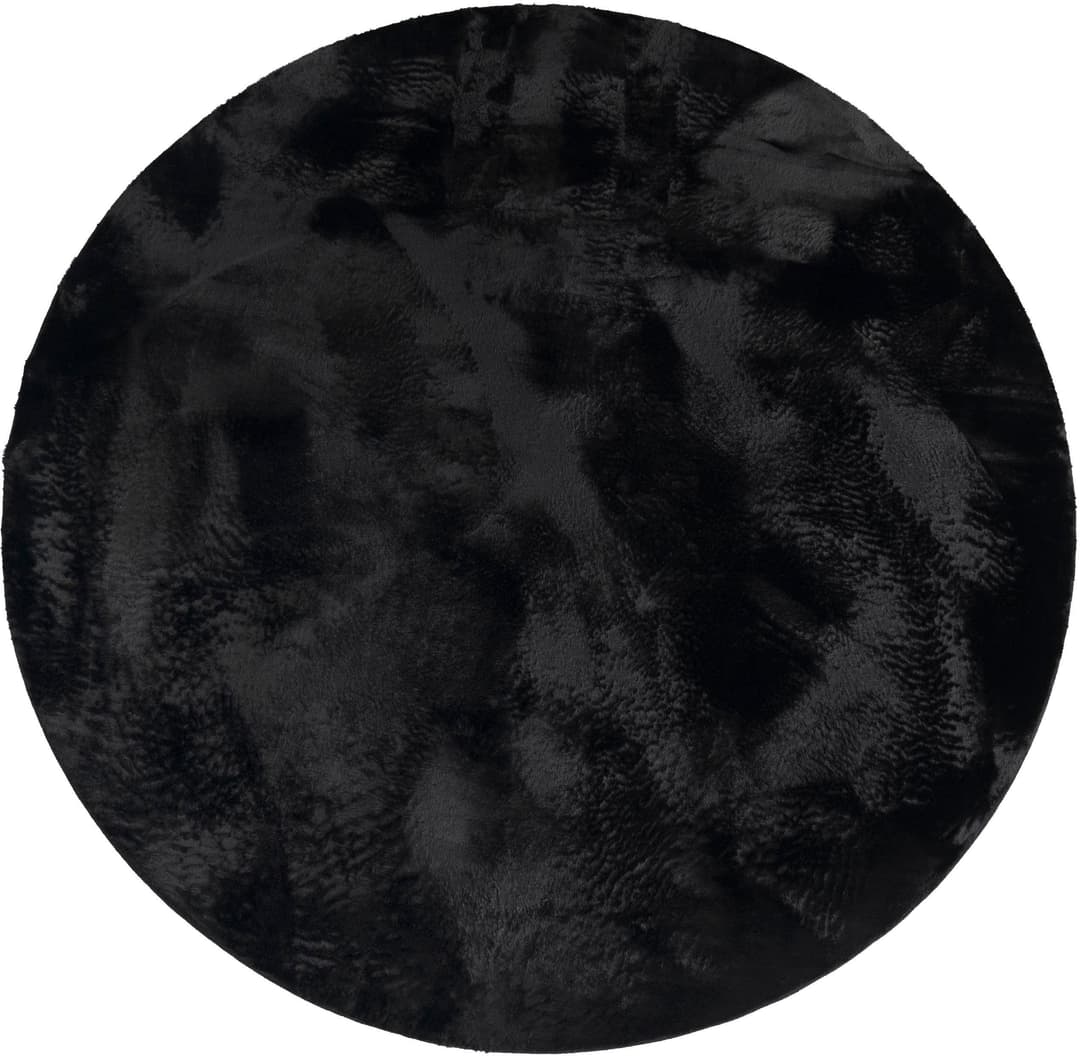 Paco Home Fellteppich Kunstfell Soft 380 | Schwarz