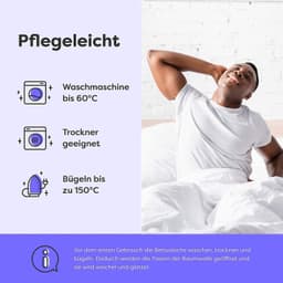 Wolkenfeld Kissenbezug Renforcé | Weiß